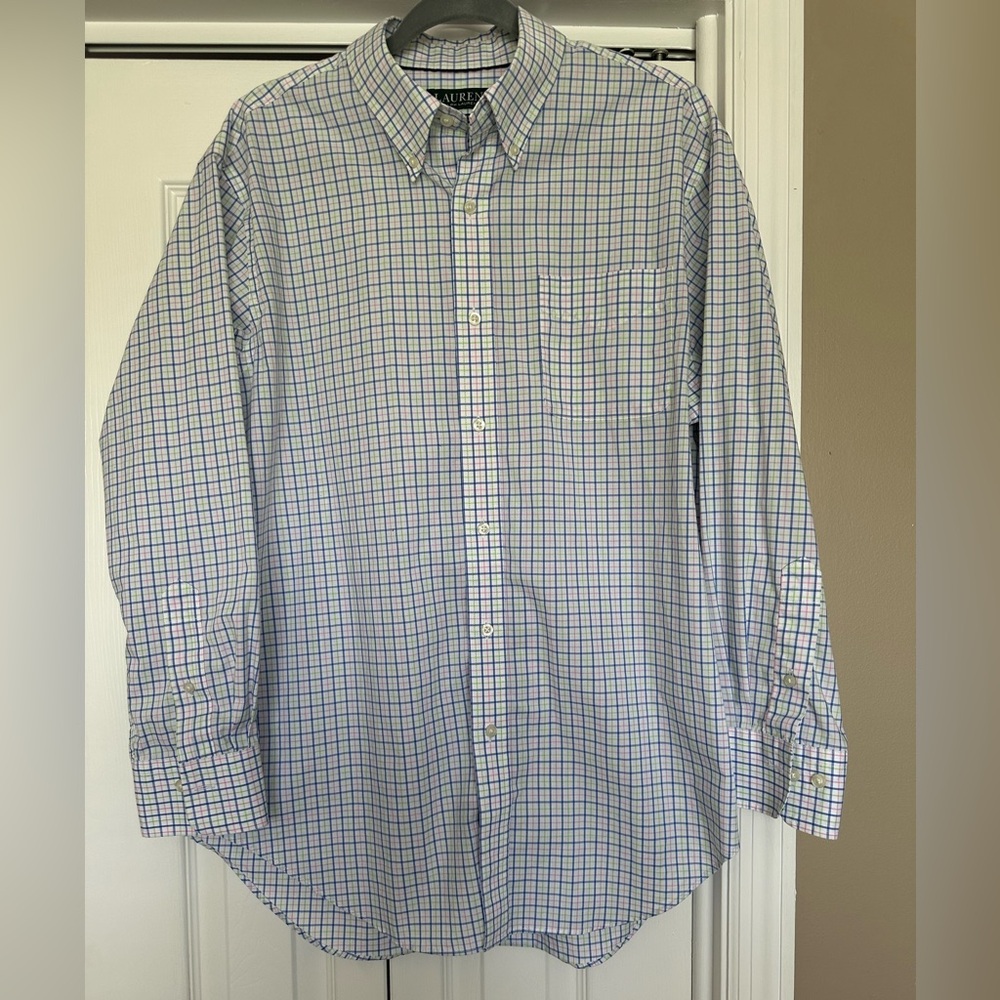 Men's Lauren Ralph Lauren Polo Dress Shirt Button Up‎ Classic Fit 16 1/2 (32/33) - Picture 2 of 11